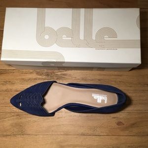 Belle Sigerson Morrison Veda Suede woven flats 9.5